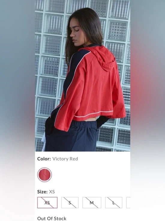 Free People Movement ~ Outfield Layer ~ XS ~  Cropped Hoodie ~ NWT - Picture 5 of 12